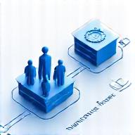 Workflow diagram showing integration between HR and finance systems