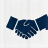 Handshake icon representing B2B supplier payments