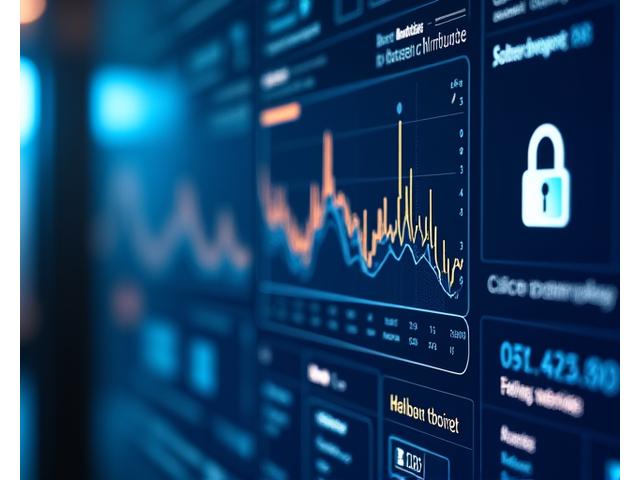 A sleek, futuristic security dashboard displaying real-time threat detection and analytics for LyraPay's fraud prevention system.