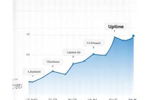 Uptime chart for an online marketplace, demonstrating high reliability with LyraPay.